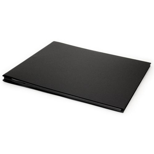 Large Black Cloth Cover, Black Page Album - 30x36.5cm - 25 pages (50 sides)