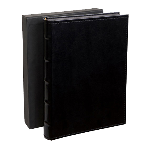 Regal Drymount Album -  16 x 24cm size - BLACK cover / BLACK pages (Available in landscape or portrait format)