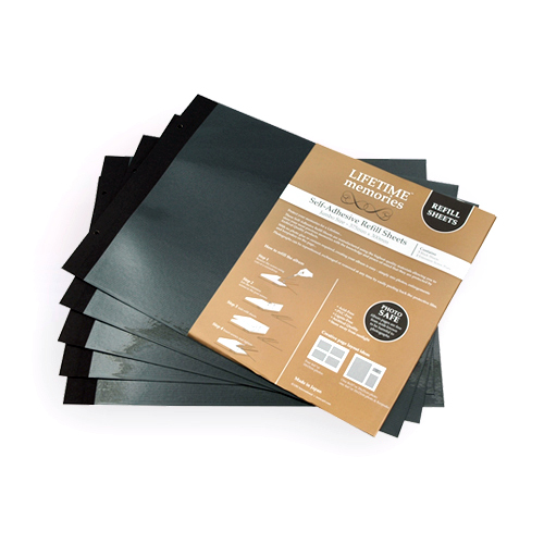 NCL SELF ADHESIVE JUMBO SIZE REFILLS - 375 x 300mm - 5 pages (10 sides)