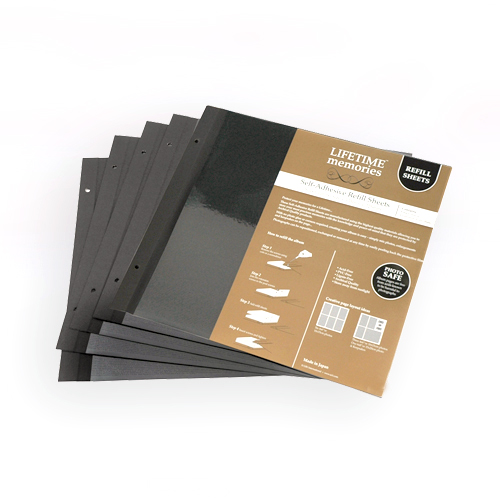 NCL SELF ADHESIVE SUPER JUMBO SIZE REFILLS - 335 x 325mm - 5 pages (10 sides)